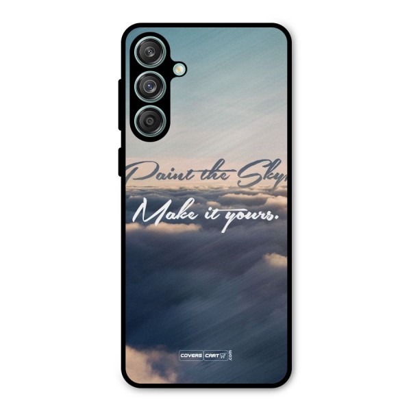 Paint the Sky Metal Back Case for Galaxy M55 5G