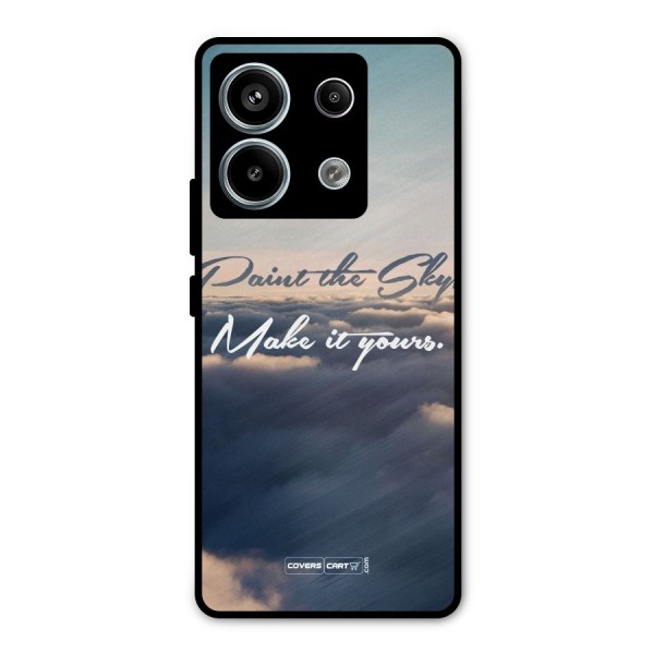 Paint the Sky Metal Back Case for Redmi Note 13 Pro 5G