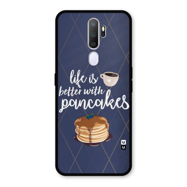 Pancake Life Metal Back Case for Oppo A9 (2020)