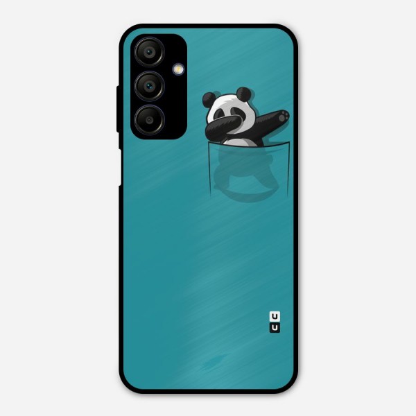 Panda Dabbing Away Metal Back Case for Galaxy A15 5G