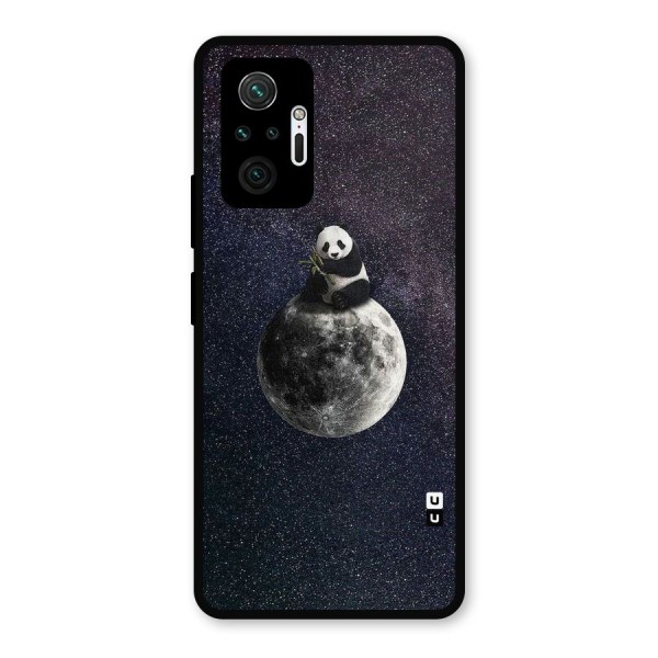 Panda Space Metal Back Case for Redmi Note 10 Pro