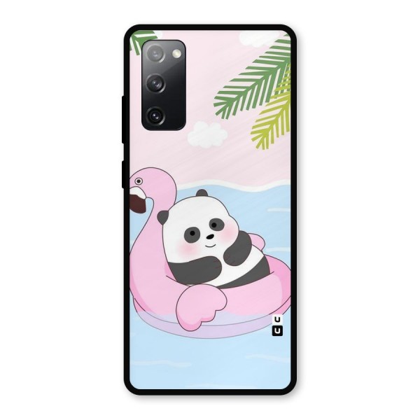 Panda Swim Metal Back Case for Galaxy S20 FE 5G