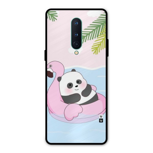 Panda Swim Metal Back Case for OnePlus 8