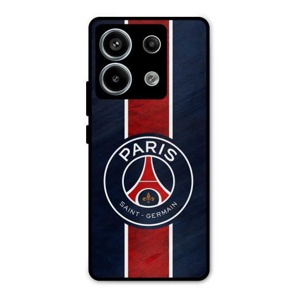 Paris Saint Germain Football Club Metal Back Case for Redmi Note 13 Pro 5G