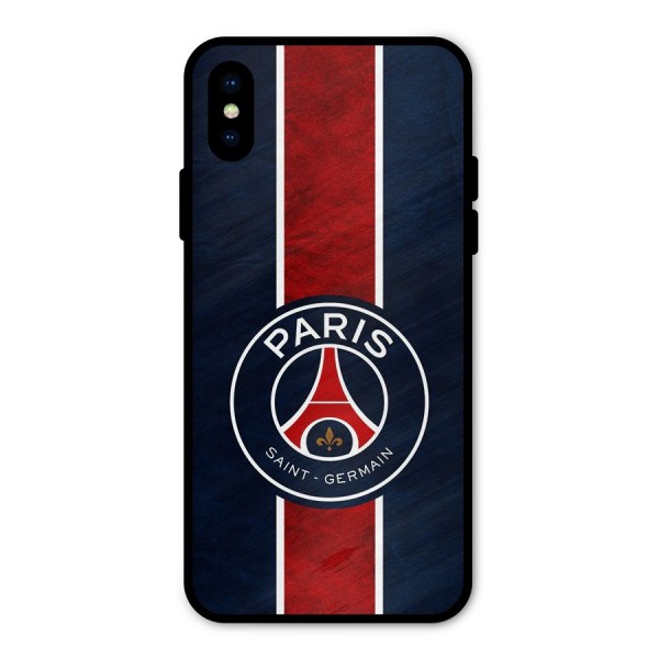 Paris Saint Germain Football Club Metal Back Case for iPhone X