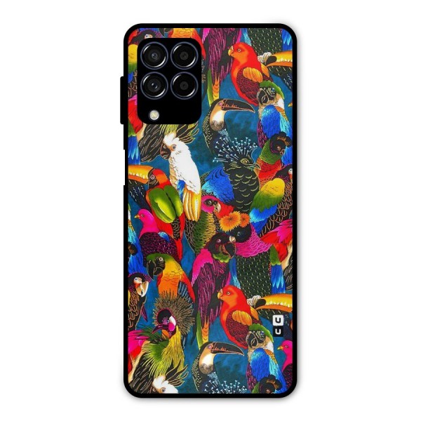 Parrot Art Metal Back Case for Galaxy M53 5G