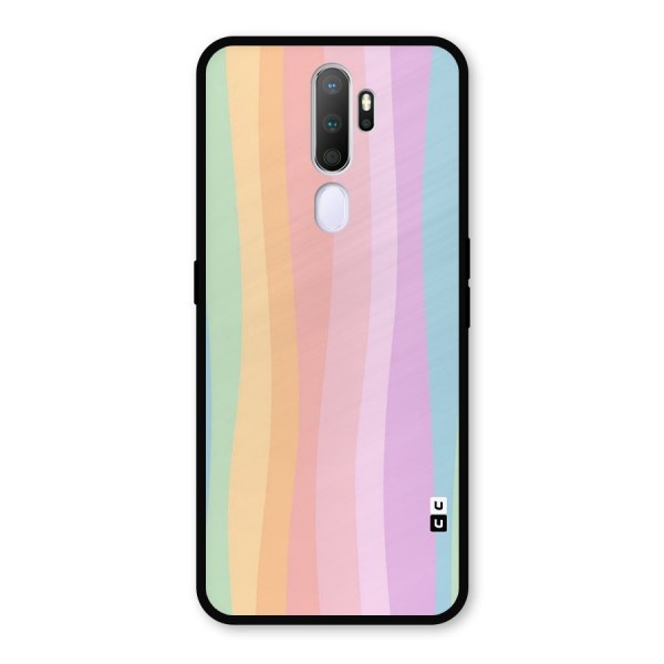 Pastel Curves Metal Back Case for Oppo A9 (2020)