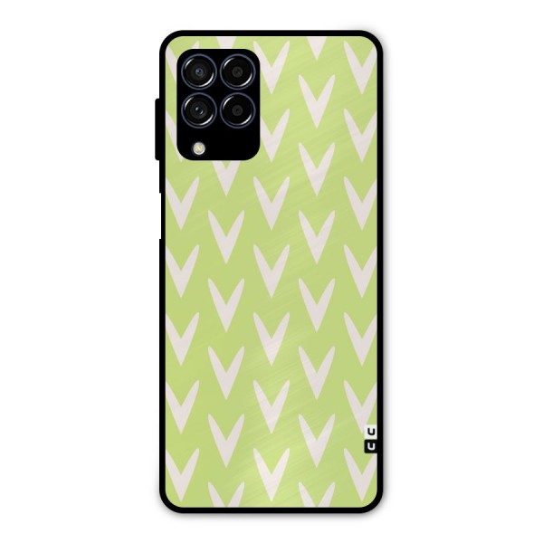 Pastel Green Grass Metal Back Case for Galaxy M53 5G