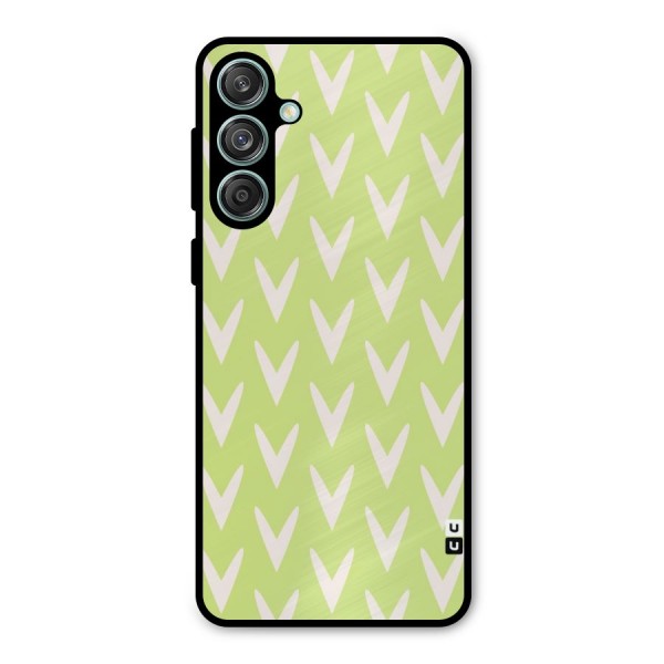 Pastel Green Grass Metal Back Case for Galaxy M55 5G