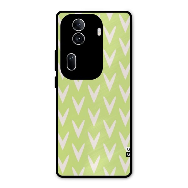 Pastel Green Grass Metal Back Case for Oppo Reno11 Pro 5G