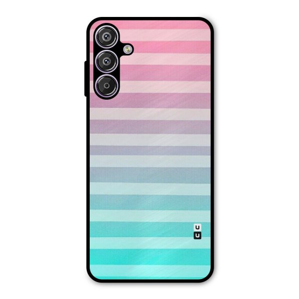 Pastel Ombre Metal Back Case for Galaxy F15