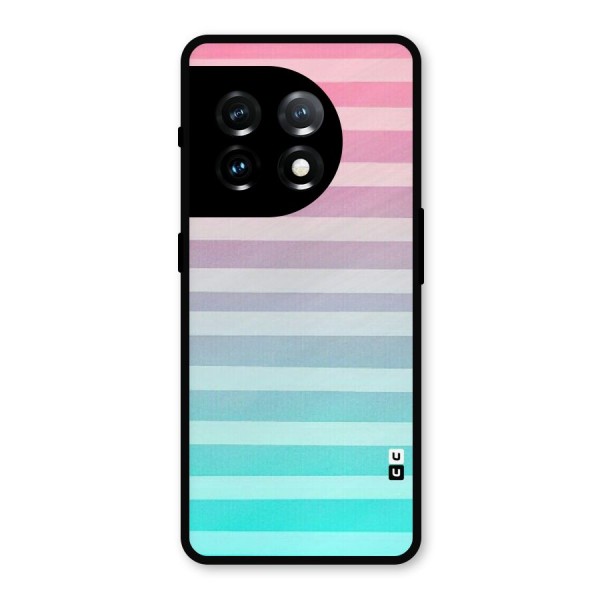 Pastel Ombre Metal Back Case for OnePlus 11