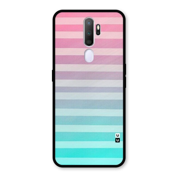 Pastel Ombre Metal Back Case for Oppo A9 (2020)