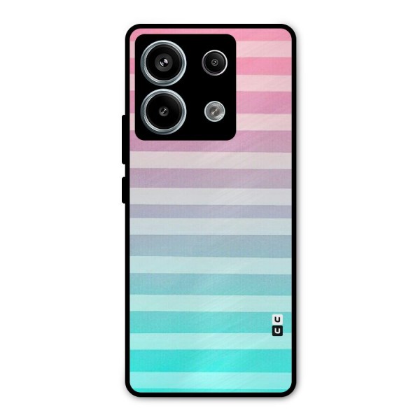 Pastel Ombre Metal Back Case for Redmi Note 13 Pro 5G