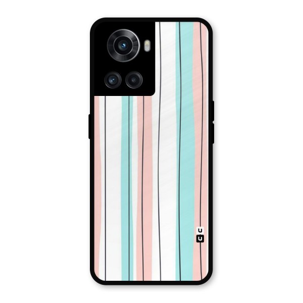 Pastel Tri Stripes Metal Back Case for OnePlus 10R