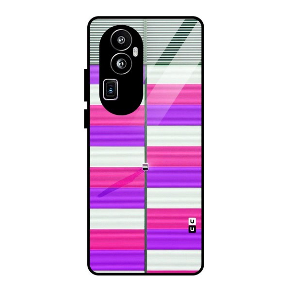 Patterns City Glass Back Case for Oppo Reno10 Pro Plus