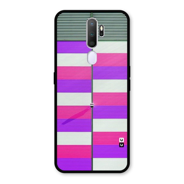 Patterns City Metal Back Case for Oppo A9 (2020)