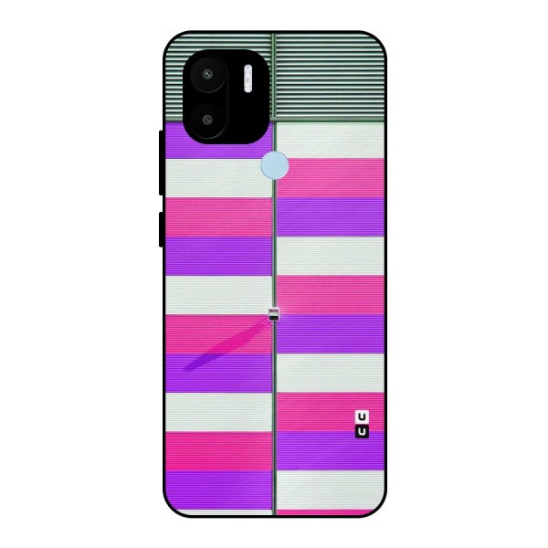 Patterns City Metal Back Case for Redmi A1+