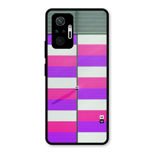Patterns City Metal Back Case for Redmi Note 10 Pro