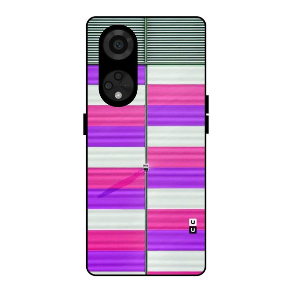 Patterns City Metal Back Case for Reno8 T 5G