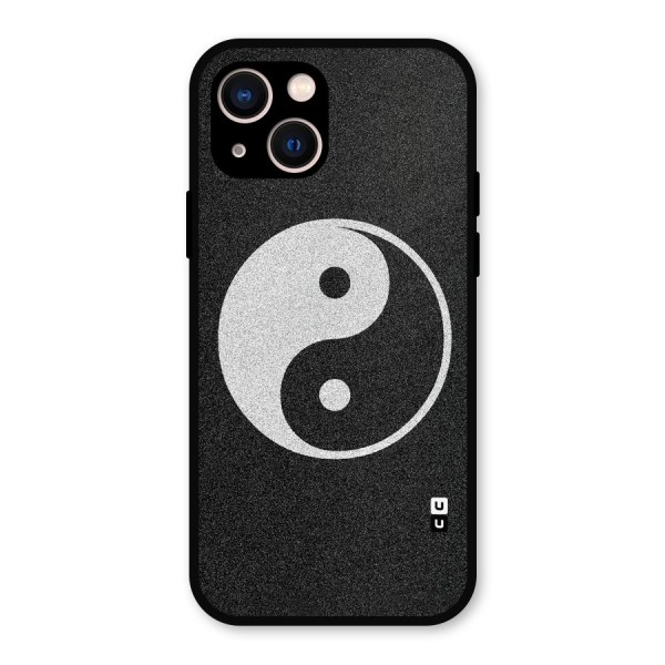 Peace Disorted Metal Back Case for iPhone 13