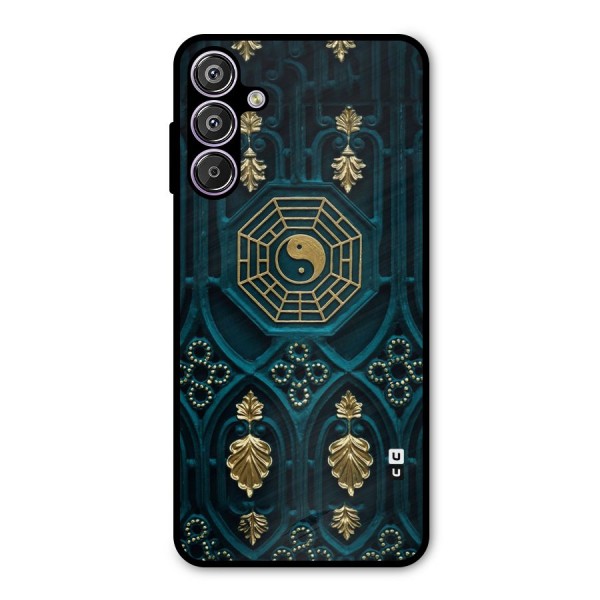 Peace Web Design Metal Back Case for Galaxy M15