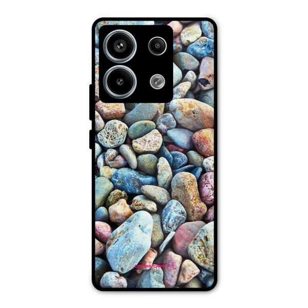 Pebbles Metal Back Case for Redmi Note 13 Pro 5G