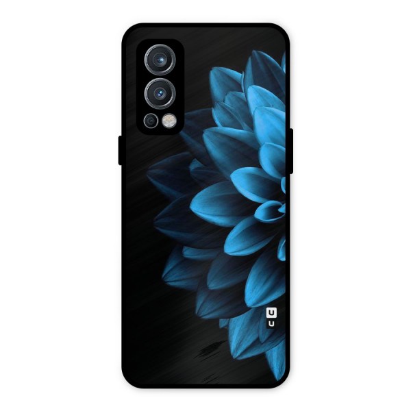 Petals In Blue Metal Back Case for OnePlus Nord 2 5G