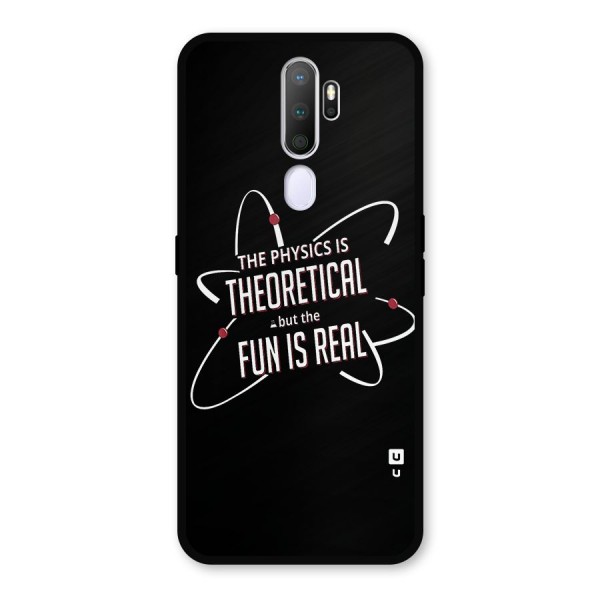Physics Theoretical Fun Real Metal Back Case for Oppo A9 (2020)