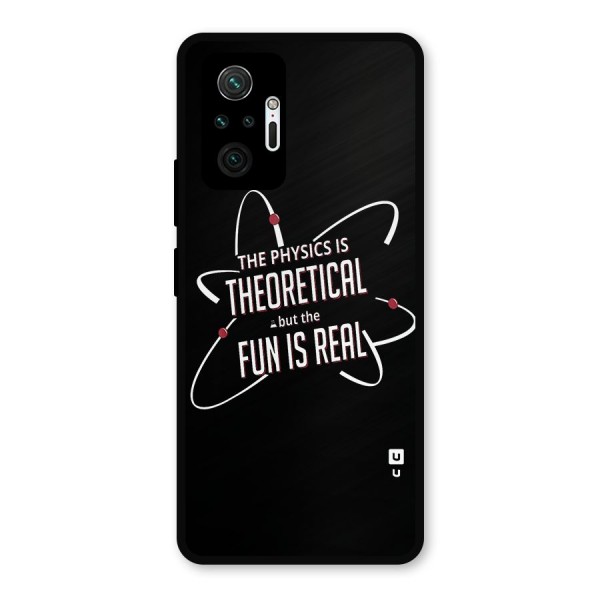 Physics Theoretical Fun Real Metal Back Case for Redmi Note 10 Pro