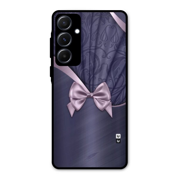 Pink Ribbon Metal Back Case for Galaxy A55