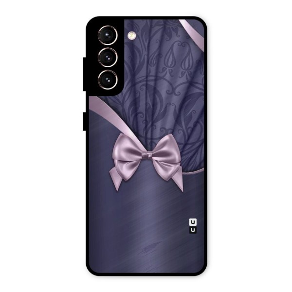 Pink Ribbon Metal Back Case for Galaxy S21 5G