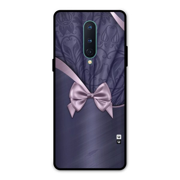 Pink Ribbon Metal Back Case for OnePlus 8