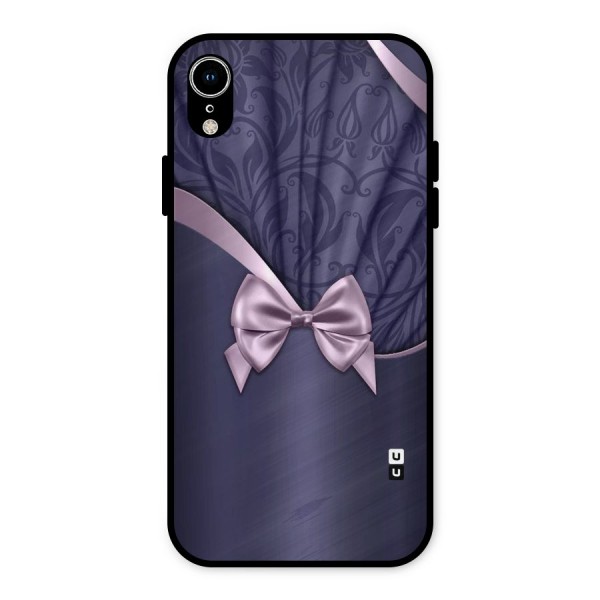 Pink Ribbon Metal Back Case for iPhone XR