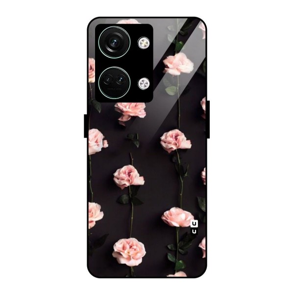Pink Roses Glass Back Case for Oneplus Nord 3