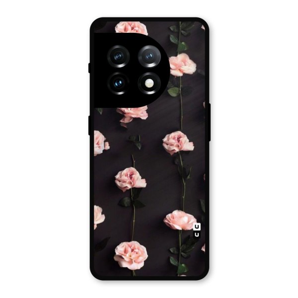 Pink Roses Metal Back Case for OnePlus 11