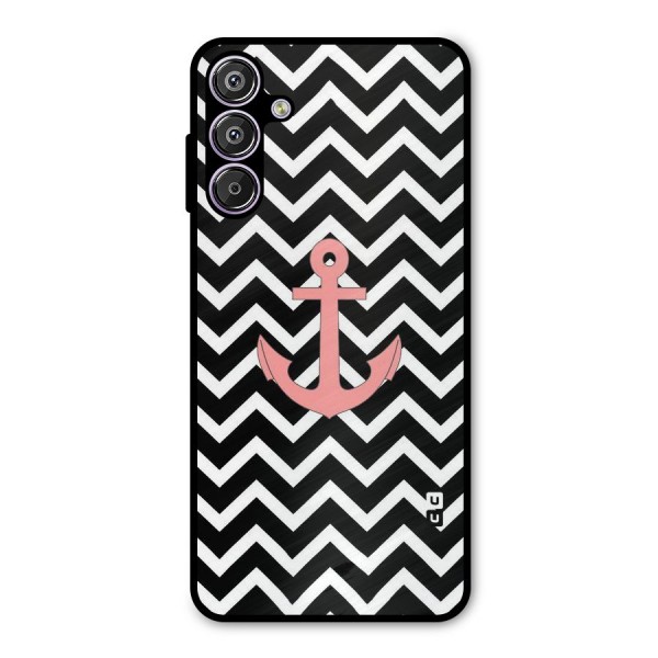 Pink Sailor Metal Back Case for Galaxy M15