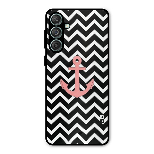Pink Sailor Metal Back Case for Galaxy M55 5G