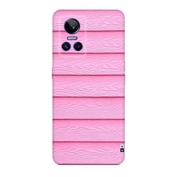 Pink Wood Original Polycarbonate Back Case for Realme GT Neo 3