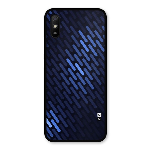 Pipe Shades Pattern Printed Metal Back Case for Redmi 9i