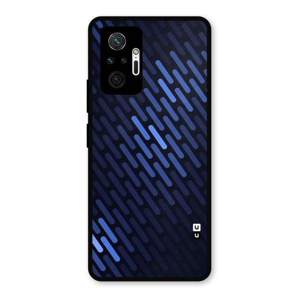 Pipe Shades Pattern Printed Metal Back Case for Redmi Note 10 Pro