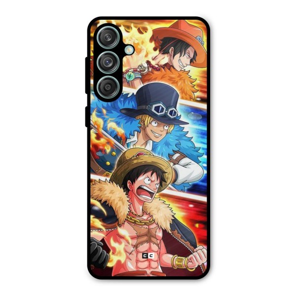 Pirate Brothers Metal Back Case for Galaxy M55 5G