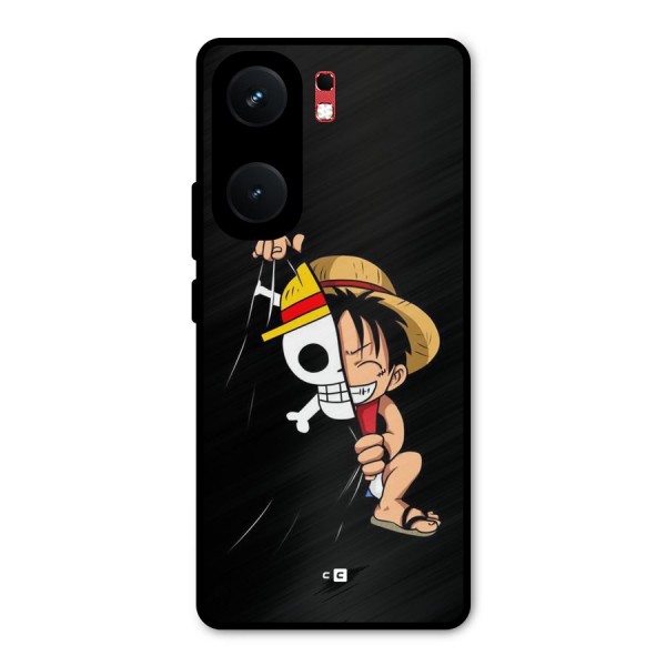 Pirate Luffy Metal Back Case for iQOO Neo 9 Pro