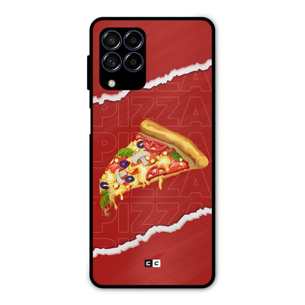 Pizza Lover Metal Back Case for Galaxy M53 5G