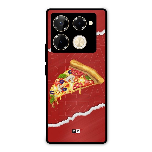 Pizza Lover Metal Back Case for Infinix Note 40 Pro