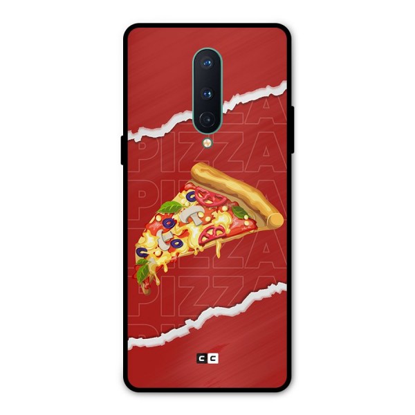 Pizza Lover Metal Back Case for OnePlus 8