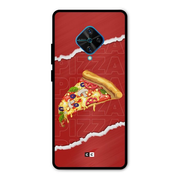 Pizza Lover Metal Back Case for Vivo S1 Pro