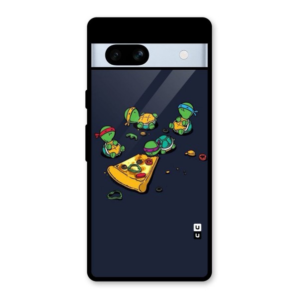 Pizza Overload Glass Back Case for Google Pixel 7a