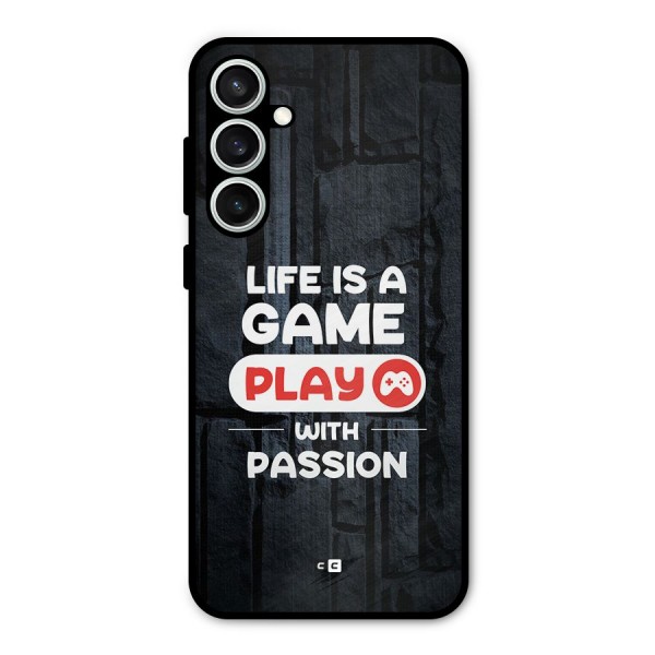 Play With Passion Metal Back Case for Galaxy S23 FE