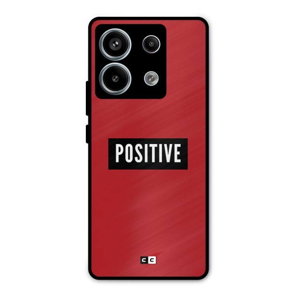 Positive Minimal Metal Back Case for Redmi Note 13 Pro 5G